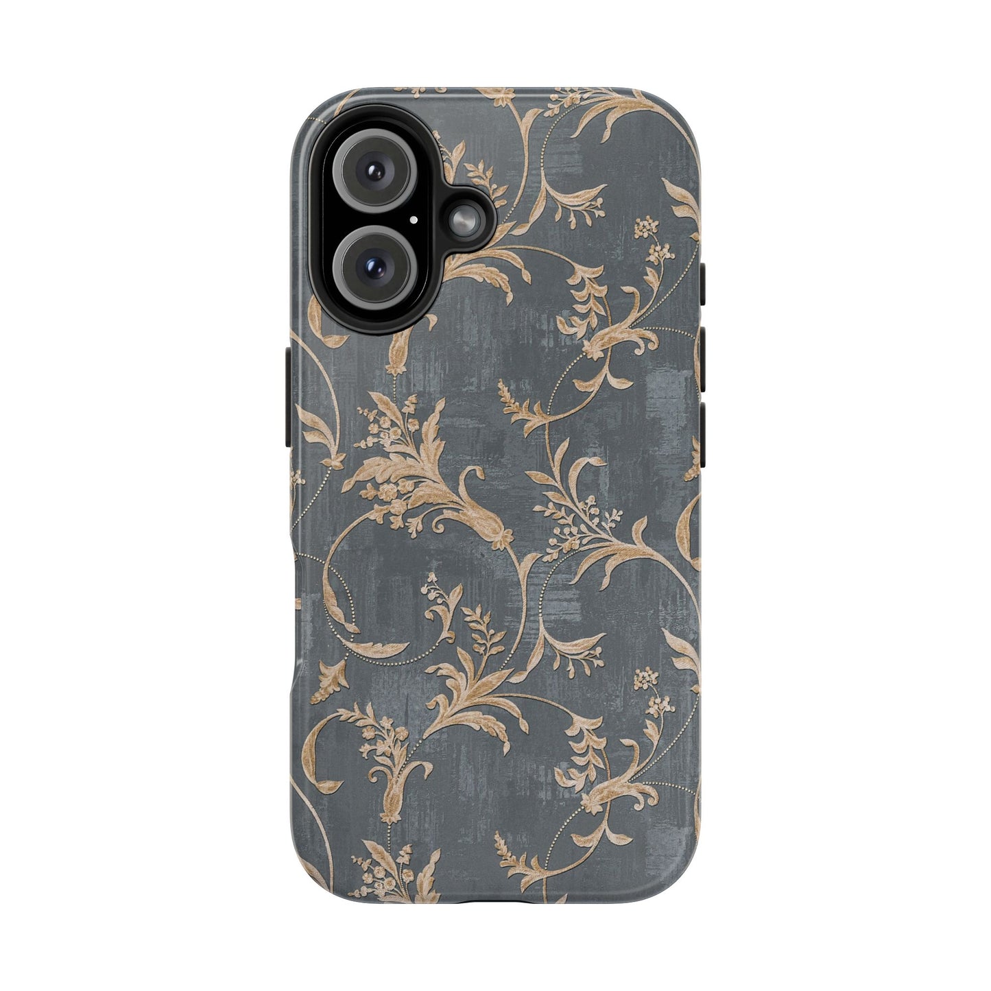 Old-Fashioned Flower Phone Case – Aesthetic Protective Cover for iPhone & Samsung