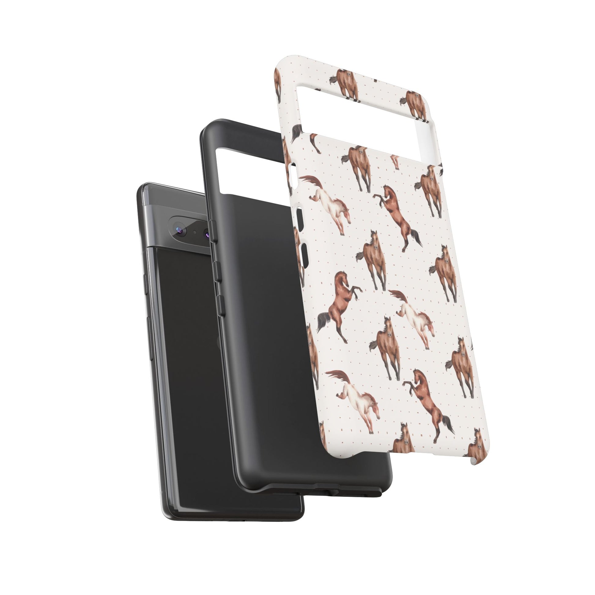 Wild Mustang Horse Pattern Phone Case – Stylish, Protective & Eco-Friendly - JGUS