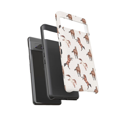 Wild Mustang Horse Pattern Phone Case – Stylish, Protective & Eco-Friendly - JGUS