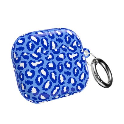 Leopard Vibes - Blue Edition Shockproof & Scratch-Resistant AirPods Case – Wireless Charging Compatible