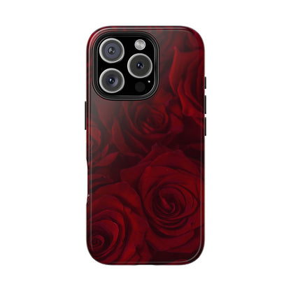 Velvet Rose - Burgundy Floral Phone Case