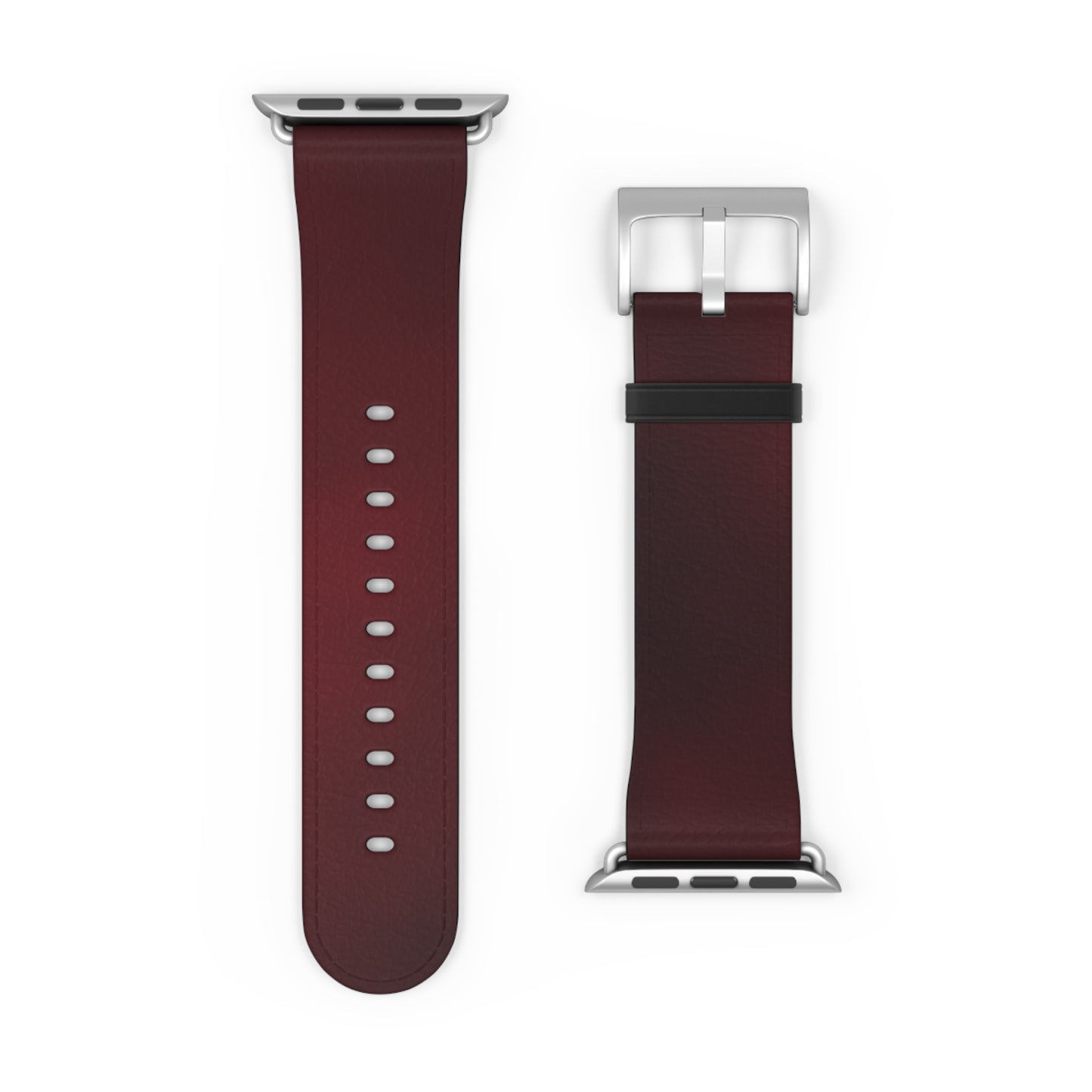 Vintage Burgundy Cherry Apple Watch Band – Sustainable, Stylish, and Comfortable