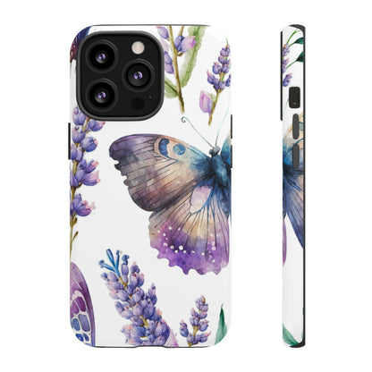 Lavender Butterfly Protective Phone Case