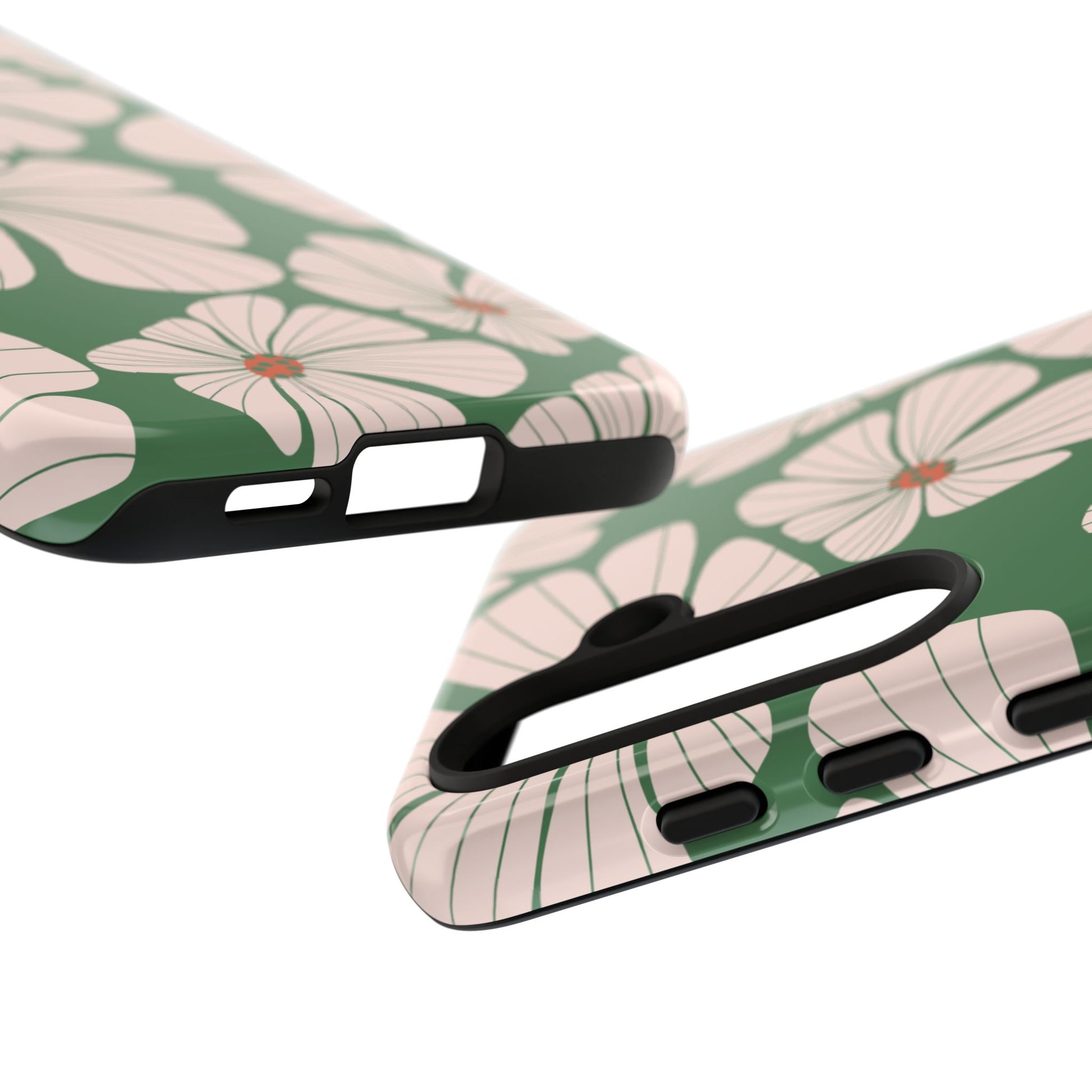 Retro Floral Abstract Phone Case – Vintage 70s & 80s Aesthetic for iPhone & Samsung - JGUS