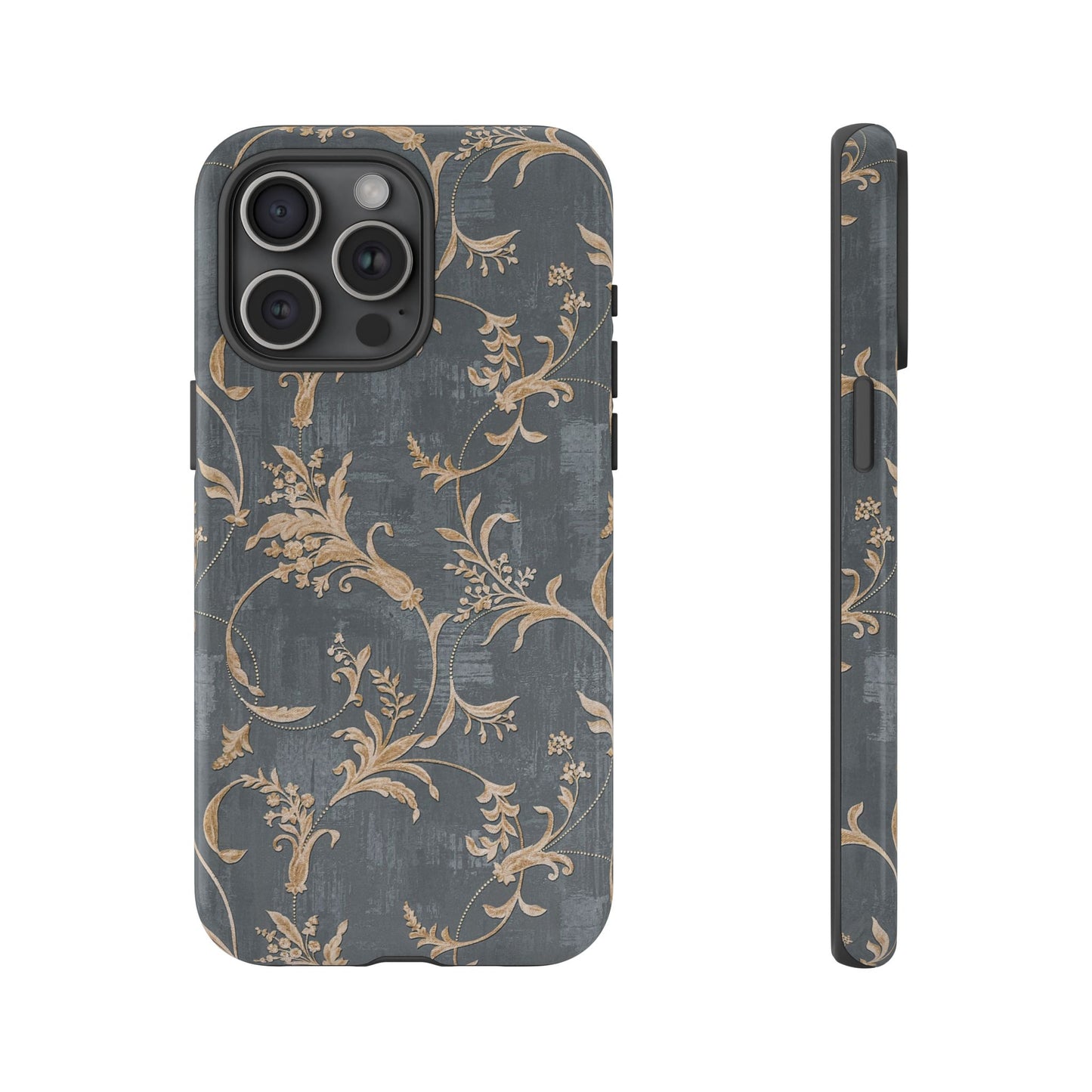 Old-Fashioned Flower Phone Case – Aesthetic Protective Cover for iPhone & Samsung - JGUS