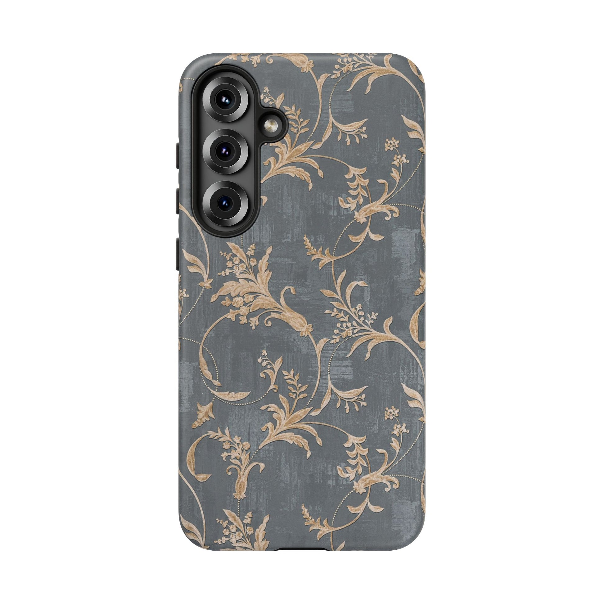Old-Fashioned Flower Phone Case – Aesthetic Protective Cover for iPhone & Samsung - JGUS