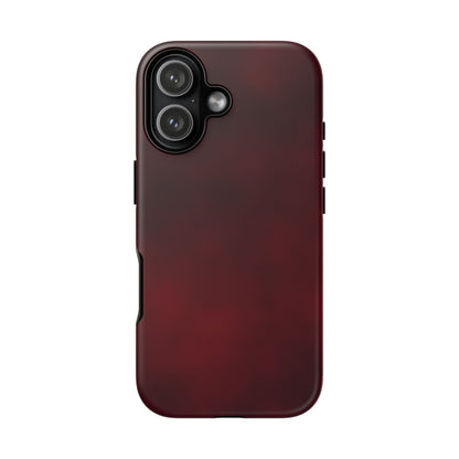Vintage Burgundy Cherry Phone Case – Elegant Floral Design for iPhone 17 & Samsung Galaxy | Tough Protective Cover - JGUS