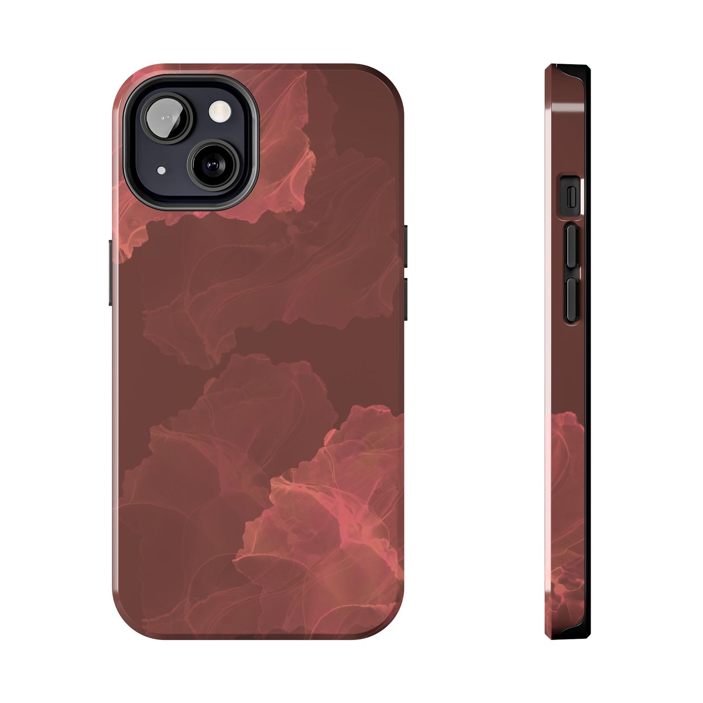 Blush Ink Splash Protective Phone Case