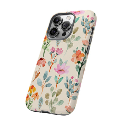 Petal Splash Watercolor Symphony Phone Case