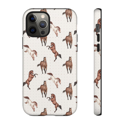 Wild Mustang Horse Pattern Phone Case – Stylish, Protective & Eco-Friendly - JGUS