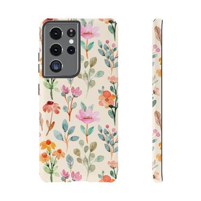 Petal Splash Watercolor Symphony Phone Case