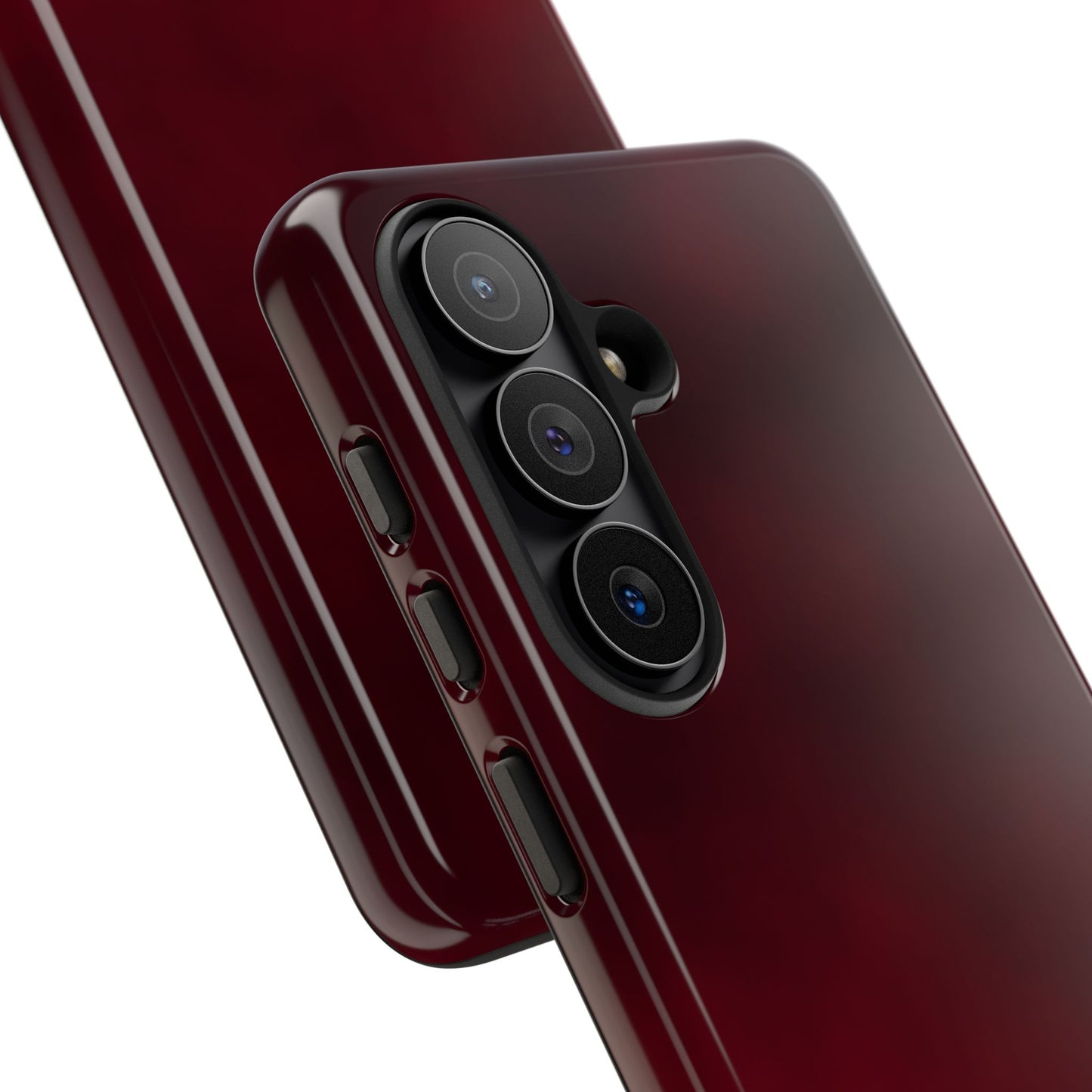 Vintage Burgundy Cherry Phone Case – Elegant Floral Design for iPhone 17 & Samsung Galaxy | Tough Protective Cover - JGUS