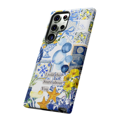 Lemon summertime collage Phone Case