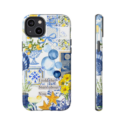 Lemon summertime collage Phone Case