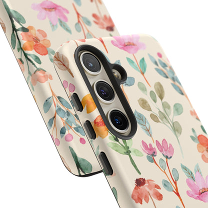 Petal Splash Watercolor Symphony Phone Case