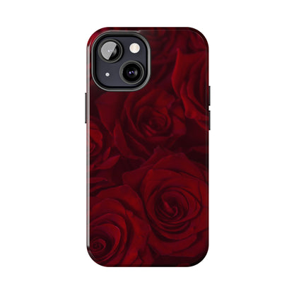 Velvet Rose - Burgundy Floral Phone Case