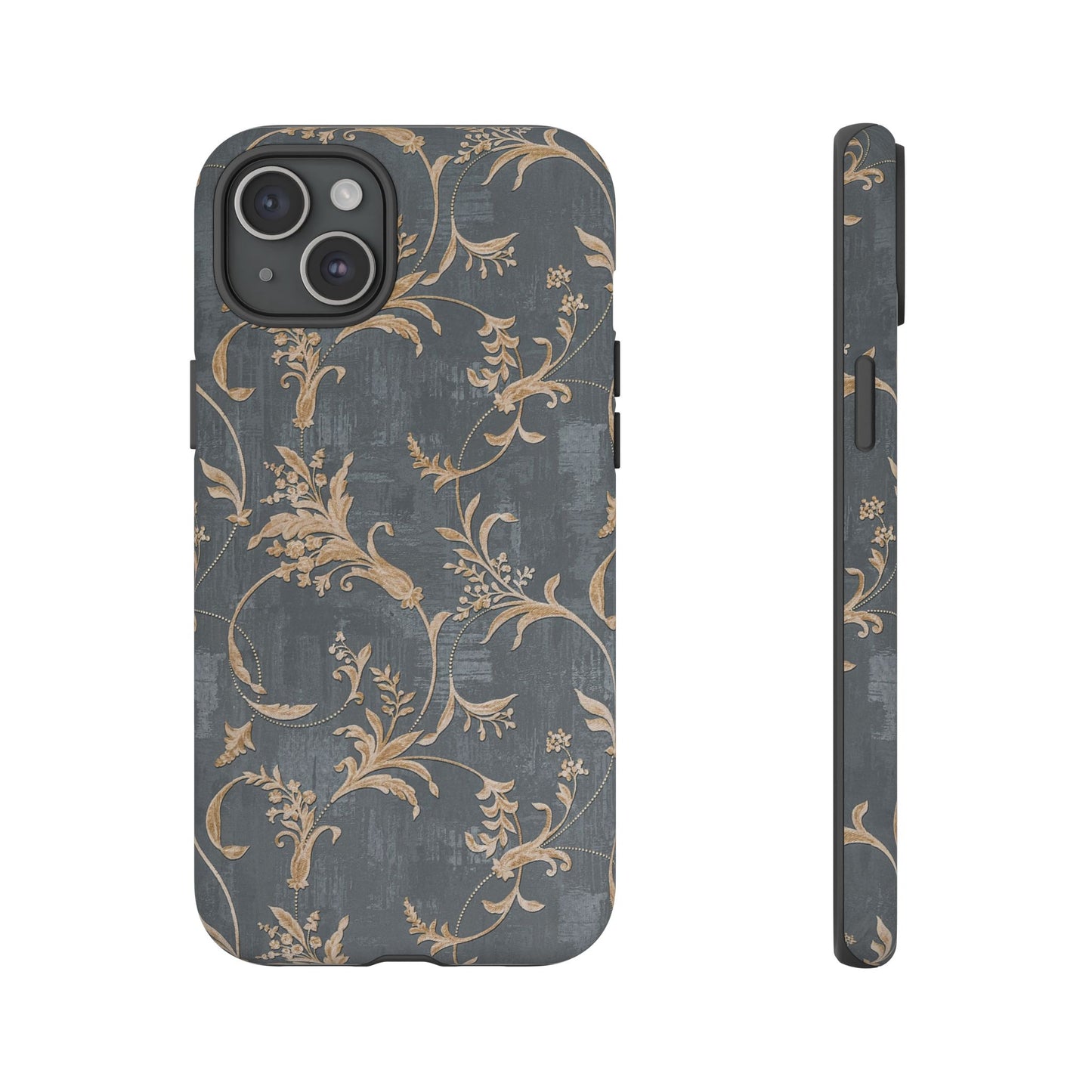 Old-Fashioned Flower Phone Case – Aesthetic Protective Cover for iPhone & Samsung - JGUS