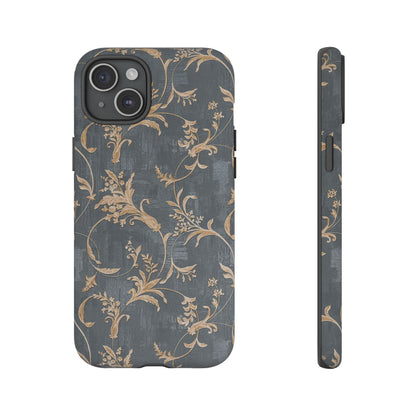 Old-Fashioned Flower Phone Case – Aesthetic Protective Cover for iPhone & Samsung - JGUS