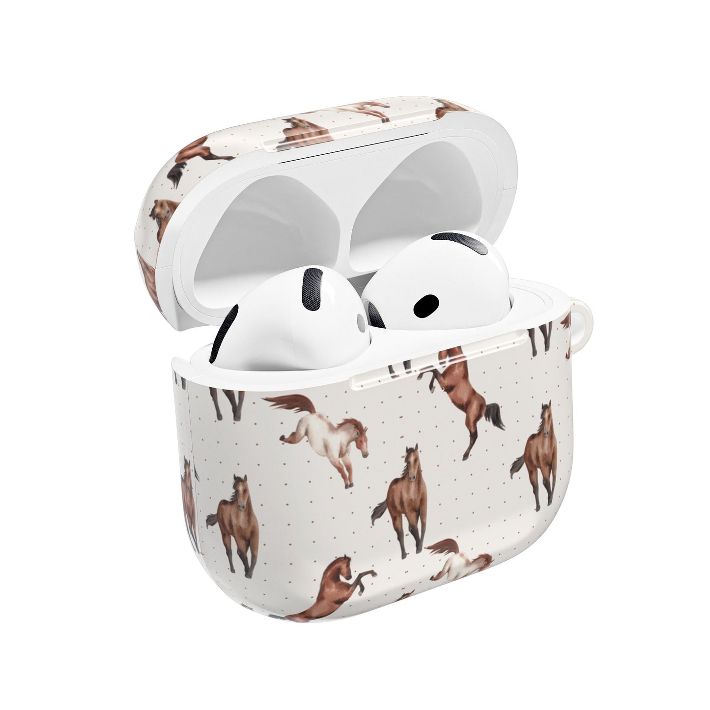 Wild Mustang Shockproof & Scratch-Resistant AirPods Case – Wireless Charging Compatible