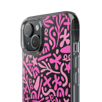 Abstract Vibes Clear Phone Case