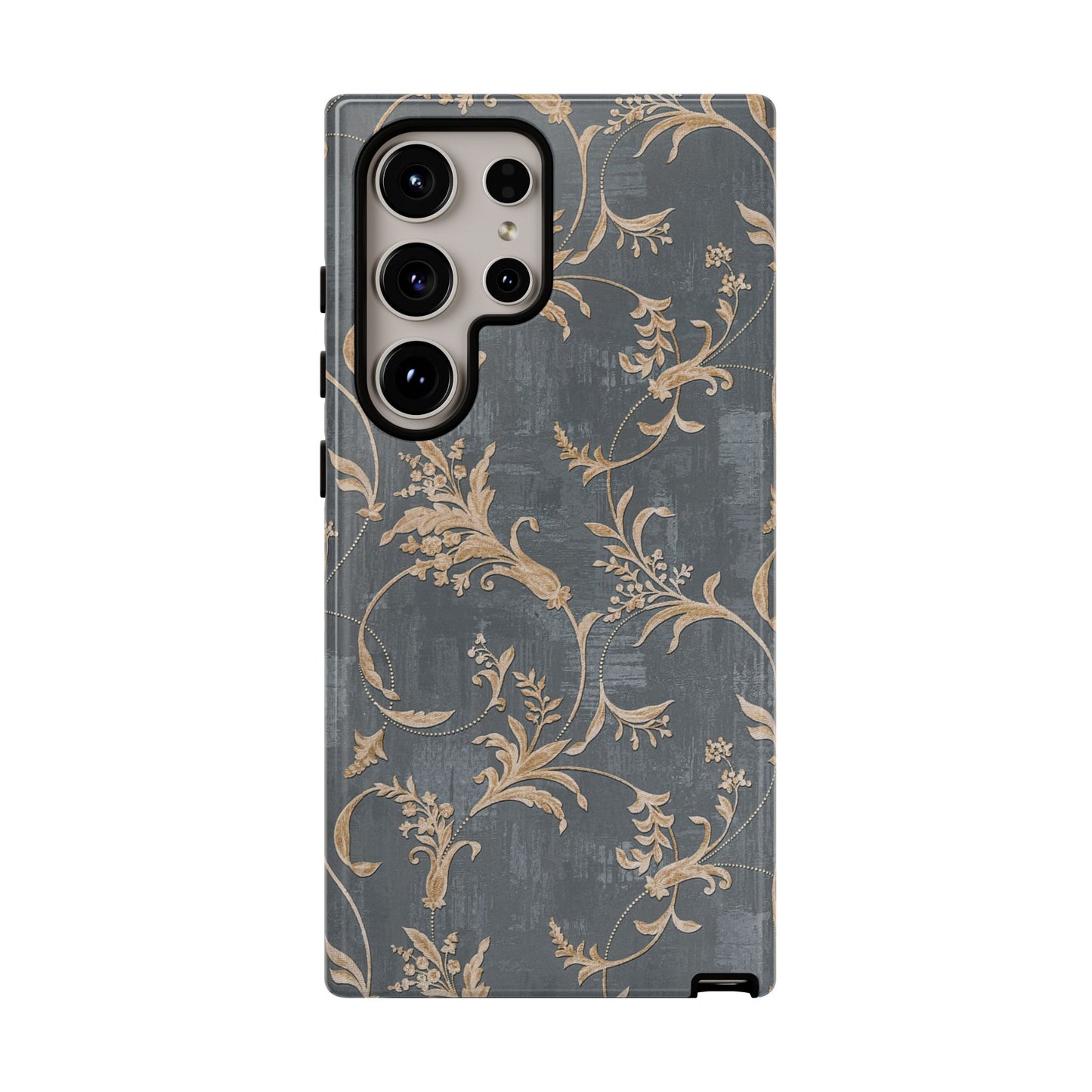 Old-Fashioned Flower Phone Case – Aesthetic Protective Cover for iPhone & Samsung - JGUS