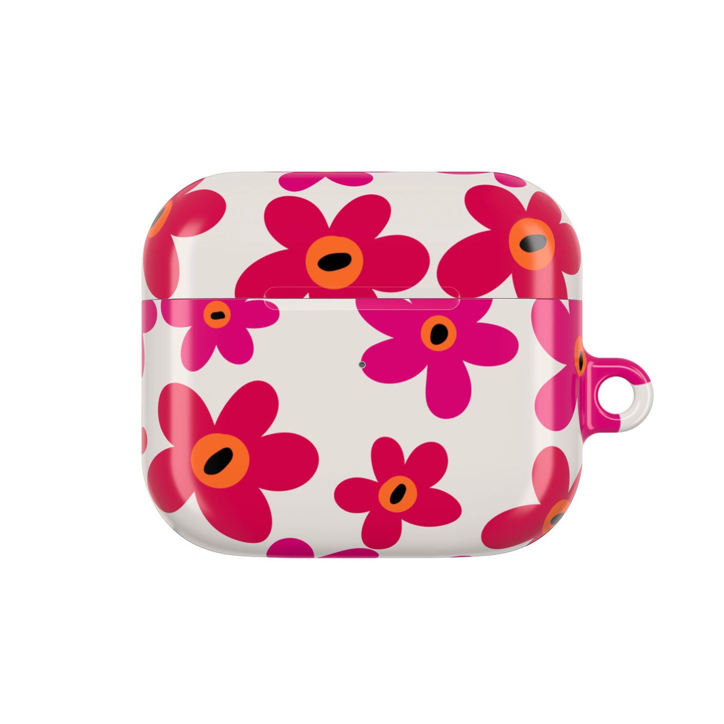 Abstract Florals Shockproof & Scratch-Resistant AirPods Case – Wireless Charging Compatible