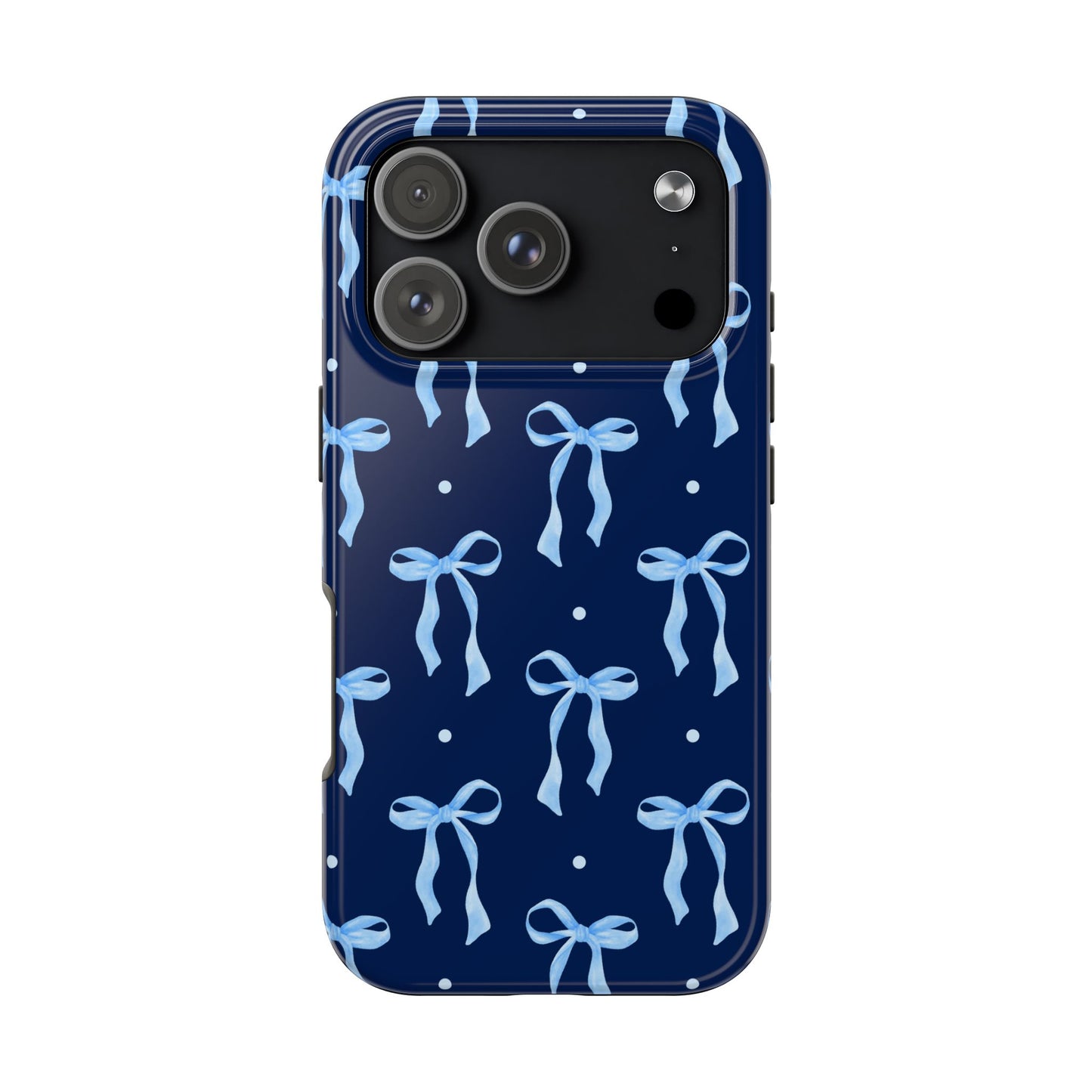 Bows and Blues Phone Case – Cute & Durable Bow Print Case for iPhone & Samsung