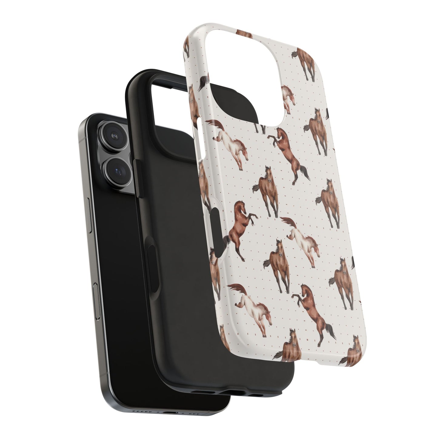 Wild Mustang Horse Pattern Phone Case – Stylish, Protective & Eco-Friendly