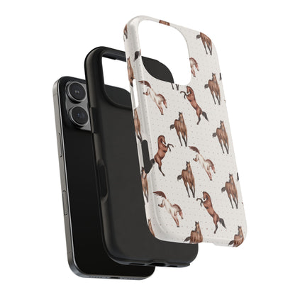 Wild Mustang Horse Pattern Phone Case – Stylish, Protective & Eco-Friendly