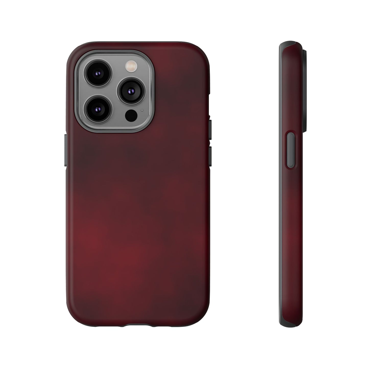 Vintage Burgundy Cherry Phone Case – Elegant Floral Design for iPhone 17 & Samsung Galaxy | Tough Protective Cover - JGUS