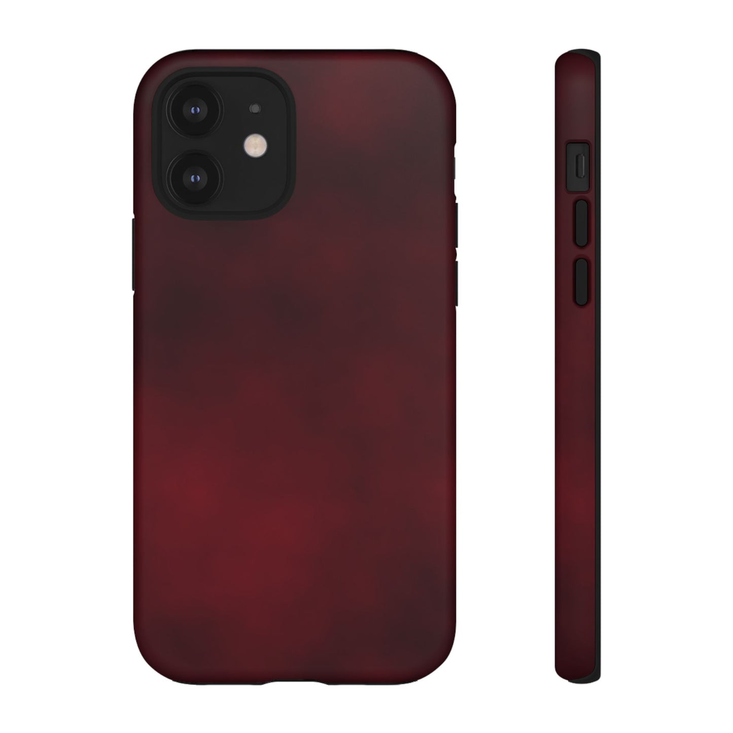 Vintage Burgundy Cherry Phone Case – Elegant Floral Design for iPhone 17 & Samsung Galaxy | Tough Protective Cover - JGUS