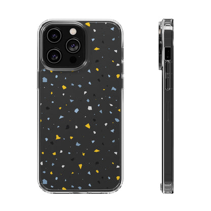 Terrazzo Chic Clear Phone Cases