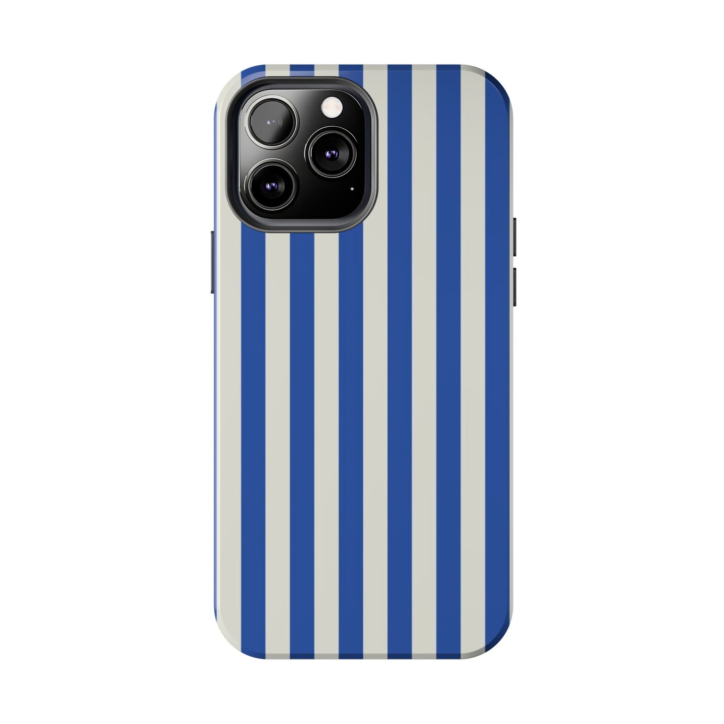 Blue White Striped Phone Case