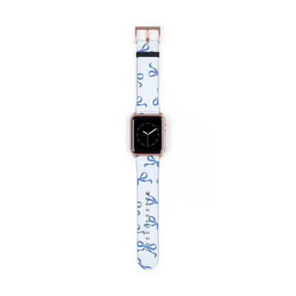 Vintage Blue Bow Apple Watch Band - JGUS