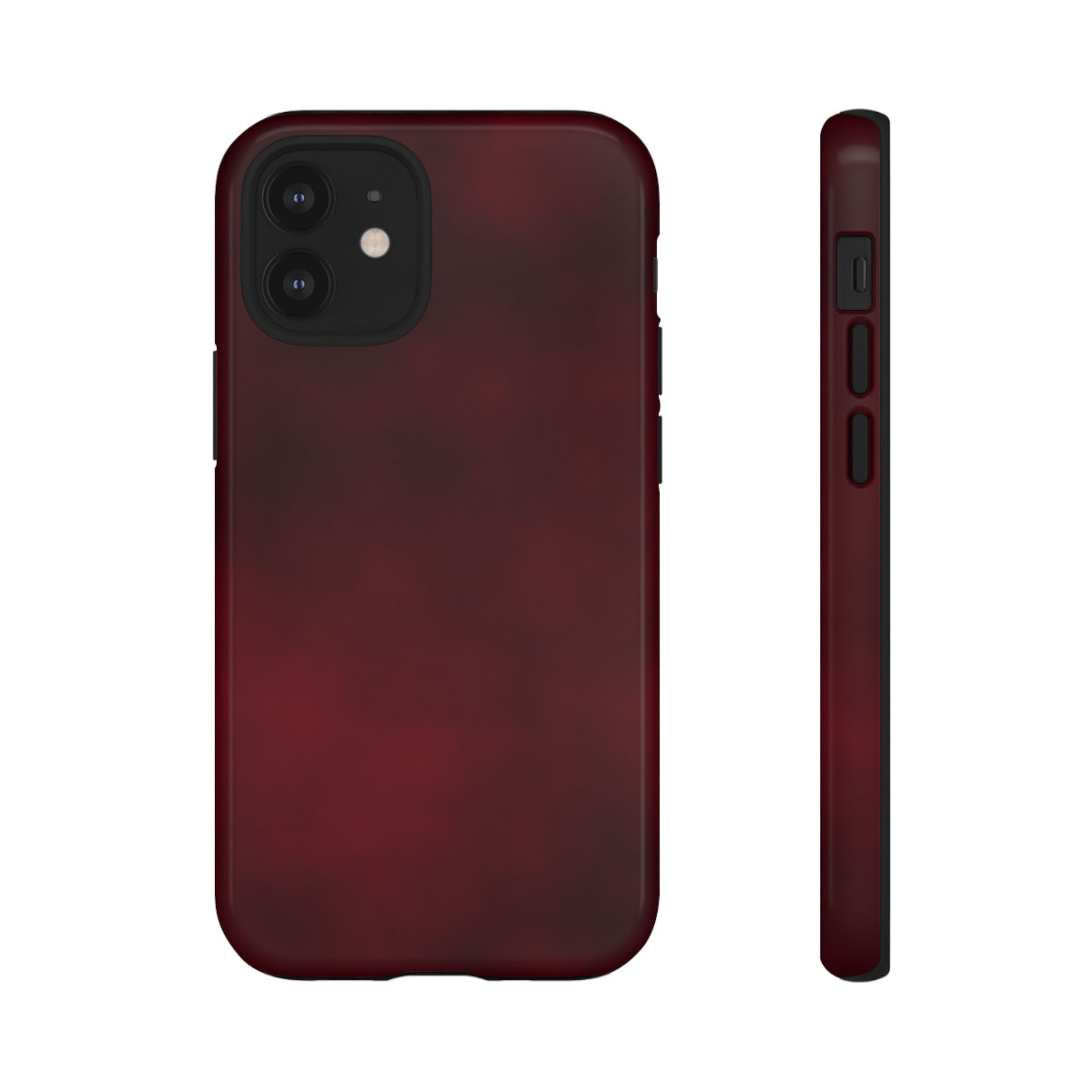 Vintage Burgundy Cherry Phone Case – Elegant Floral Design for iPhone 17 & Samsung Galaxy | Tough Protective Cover - JGUS