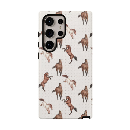 Wild Mustang Horse Pattern Phone Case – Stylish, Protective & Eco-Friendly - JGUS