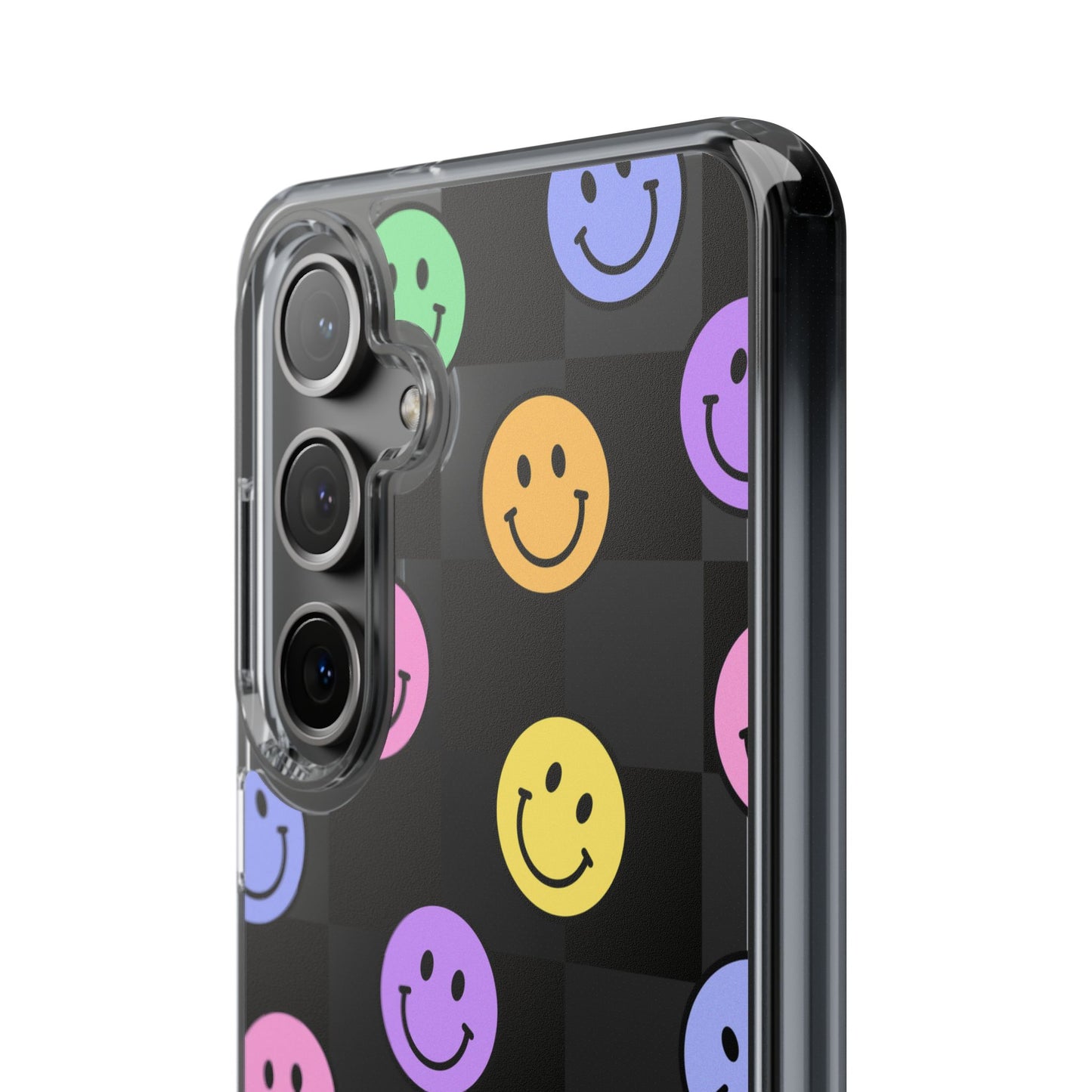 Happy Vibes Clear Phone Case