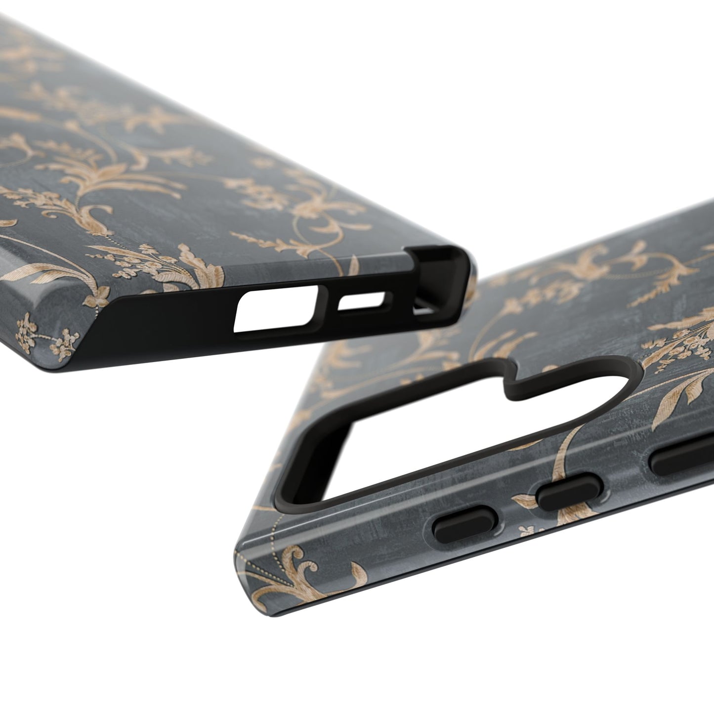 Old-Fashioned Flower Phone Case – Aesthetic Protective Cover for iPhone & Samsung - JGUS