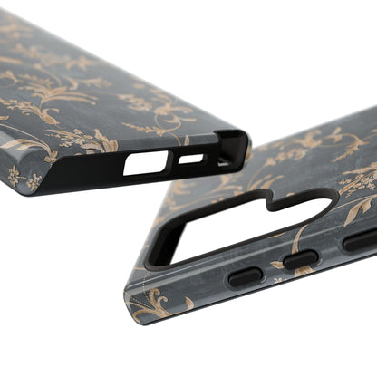 Old-Fashioned Flower Phone Case – Aesthetic Protective Cover for iPhone & Samsung - JGUS