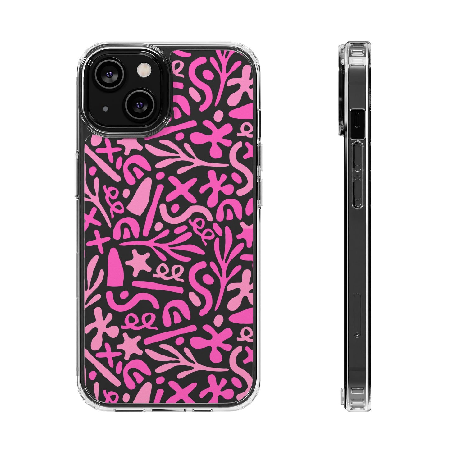 Abstract Vibes Clear Phone Case