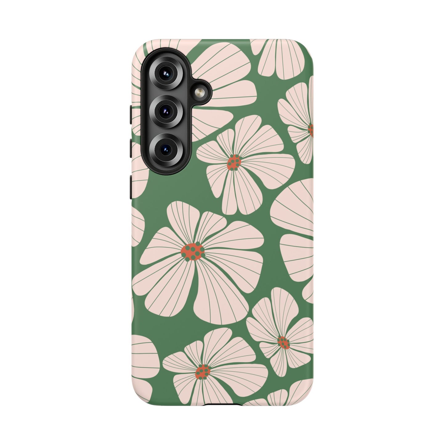 Retro Floral Abstract Phone Case – Vintage 70s & 80s Aesthetic for iPhone & Samsung - JGUS