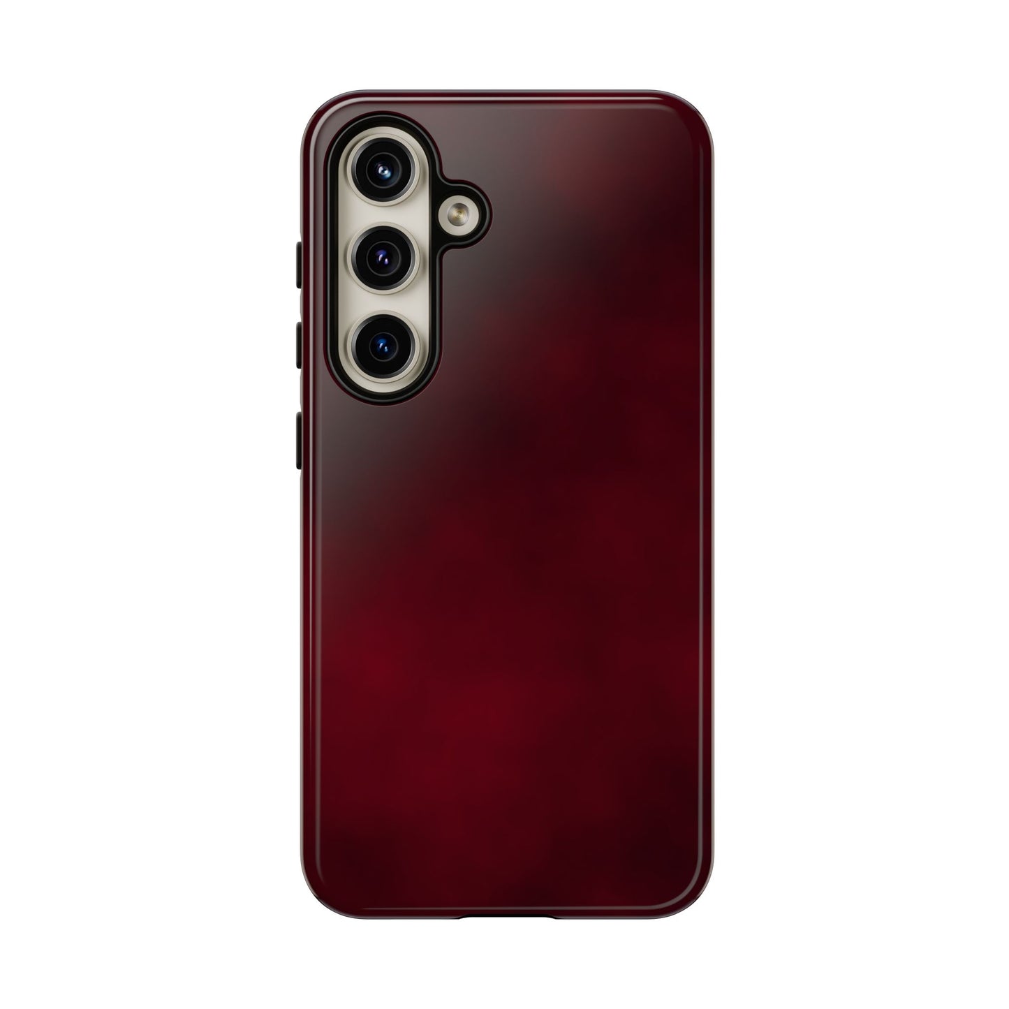 Vintage Burgundy Cherry Phone Case – Elegant Floral Design for iPhone 17 & Samsung Galaxy | Tough Protective Cover - JGUS