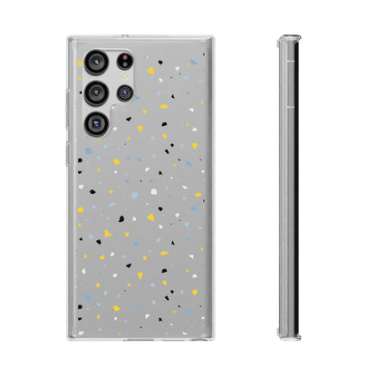 Terrazzo Chic Clear Phone Cases