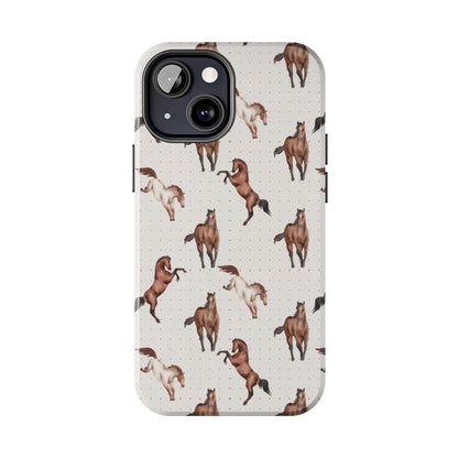 Wild Mustang Horse Pattern Phone Case – Stylish, Protective & Eco-Friendly