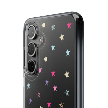 Star Pattern Clear Phone Case