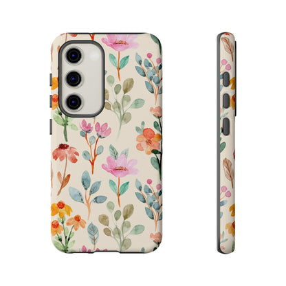 Petal Splash Watercolor Symphony Phone Case