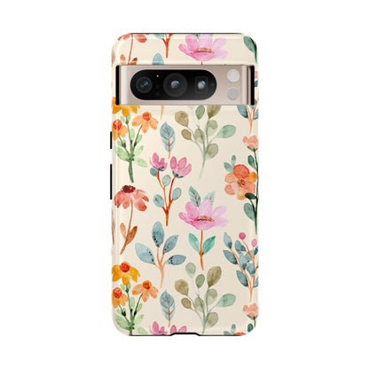 Petal Splash Watercolor Symphony Phone Case