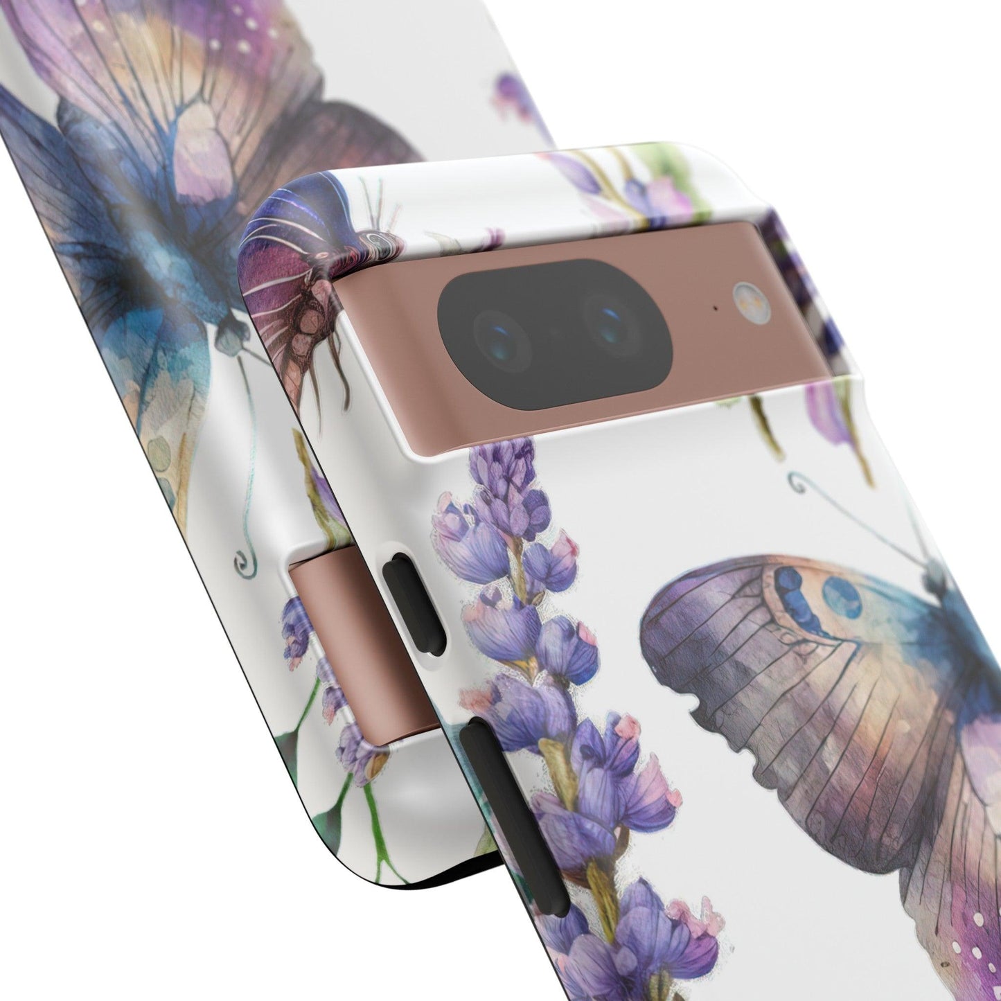 Lavender Butterfly Protective Phone Case