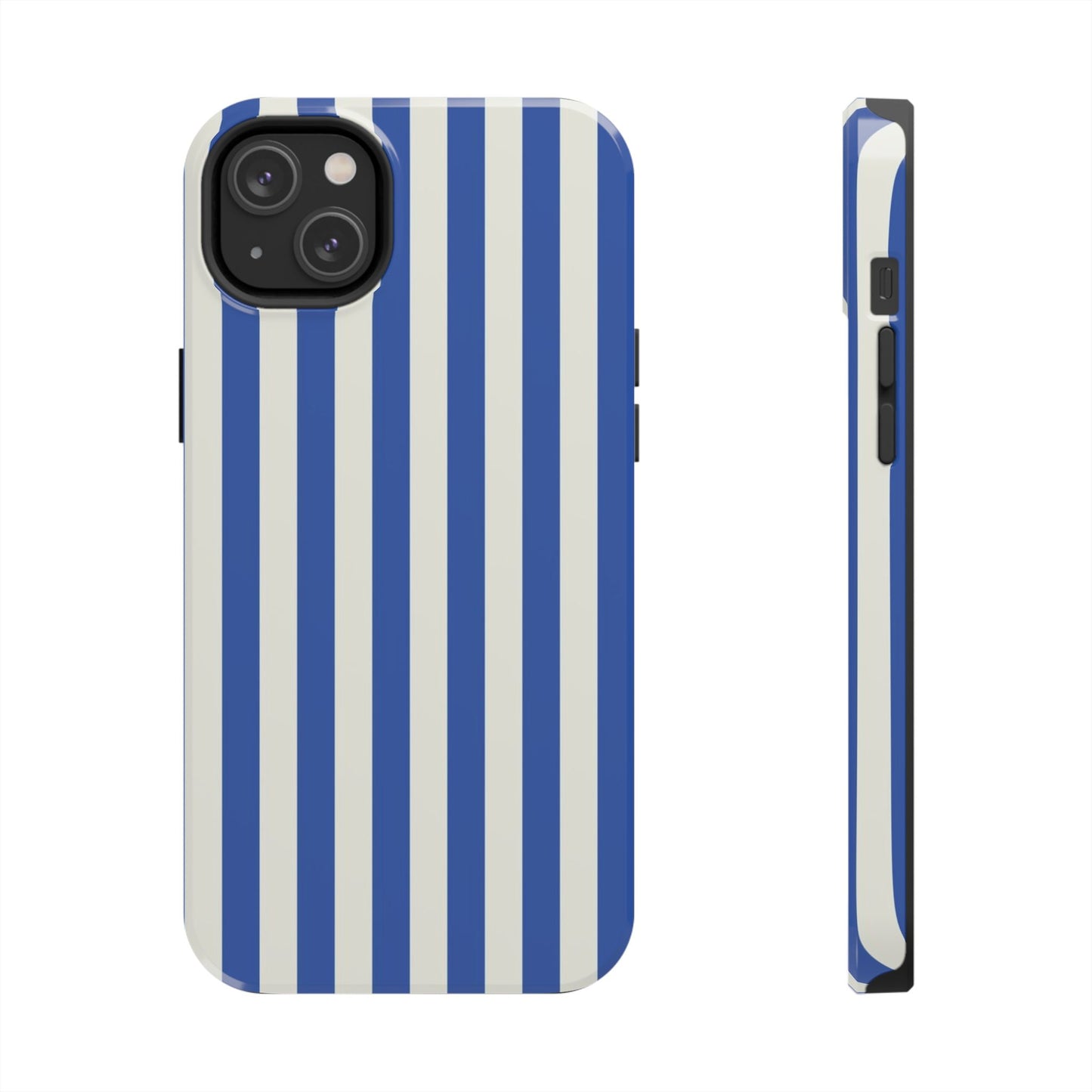 Blue White Striped Phone Case