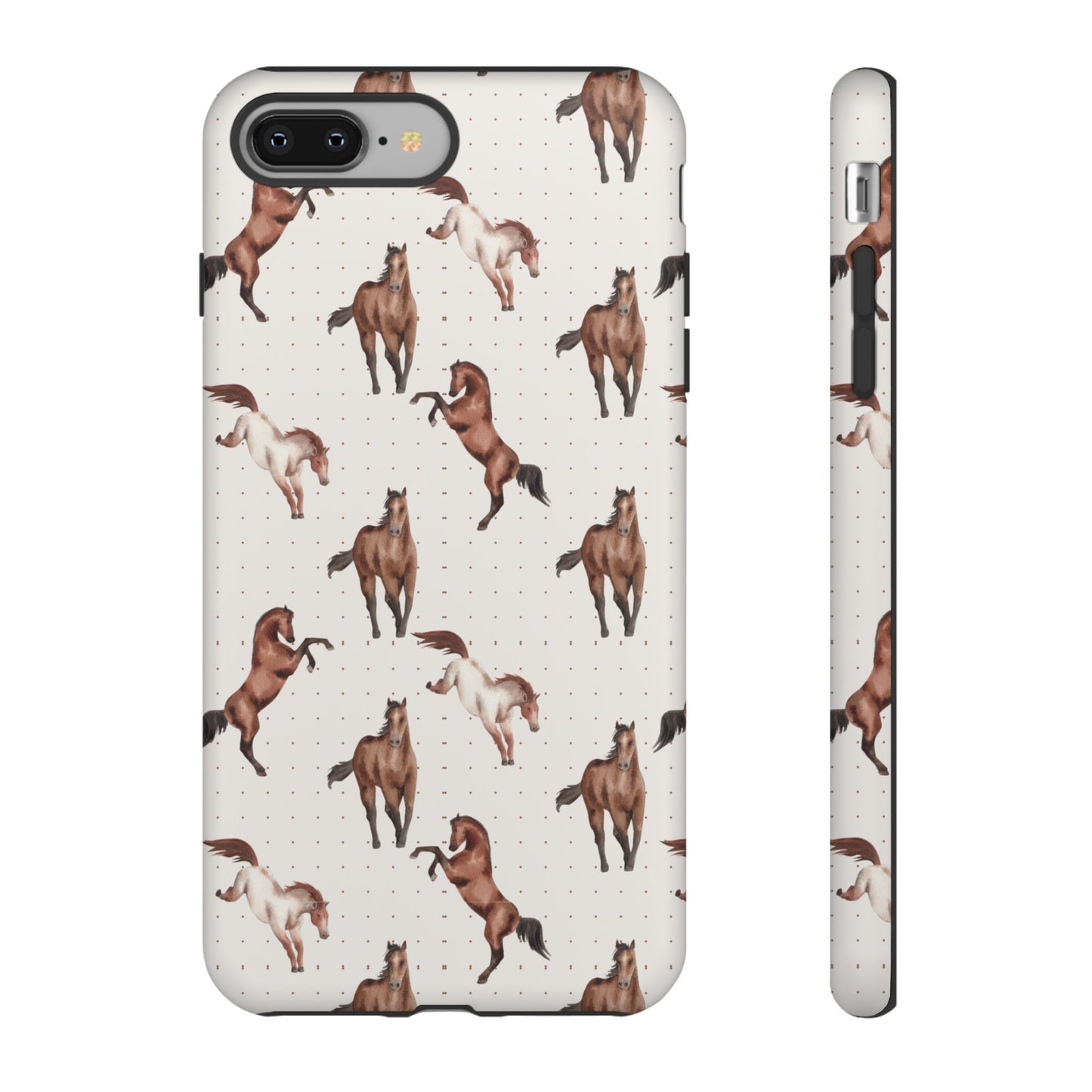 Wild Mustang Horse Pattern Phone Case – Stylish, Protective & Eco-Friendly - JGUS